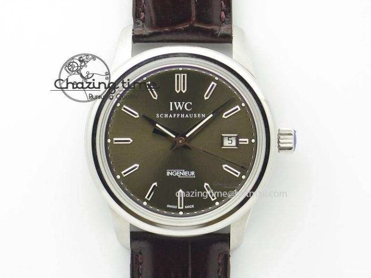MIROTIME 0501 Mark XVIII IW327001 SS Mk Maker Best Edition Black Dial On Black Leather Strap A SunProtective 7299